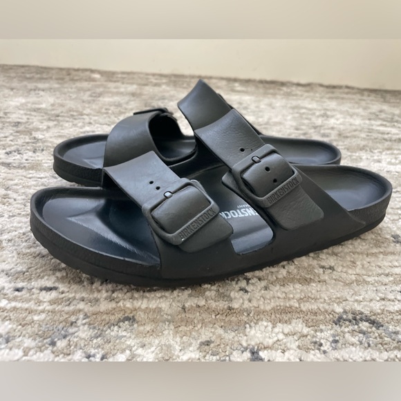 Birkenstock Arizona Eva Two-Strap Sandals Black Size 40 - US 9 Womens Waterproof - Picture 1 of 8
